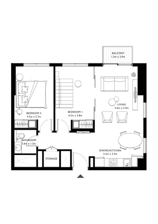 Socio in Dubai Hills Estate by OCTA Properties floor plan