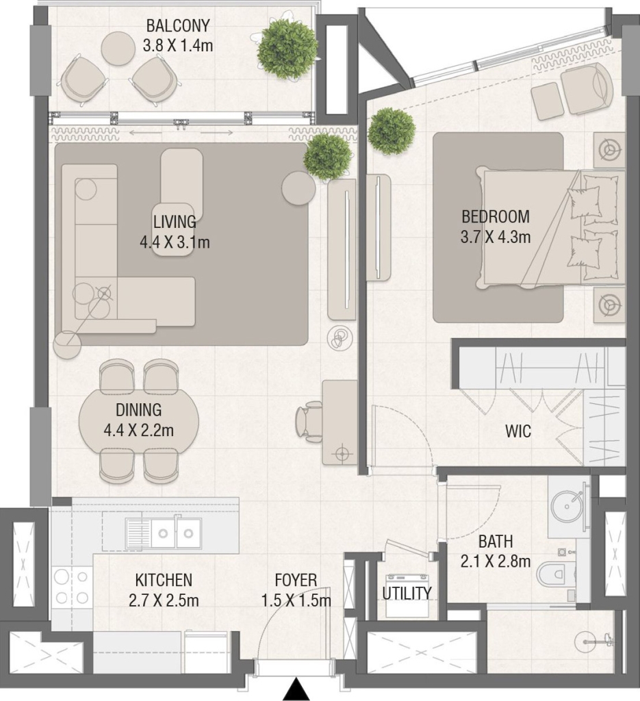 Design Quarter At D3 Dubai By Meraas floor plan