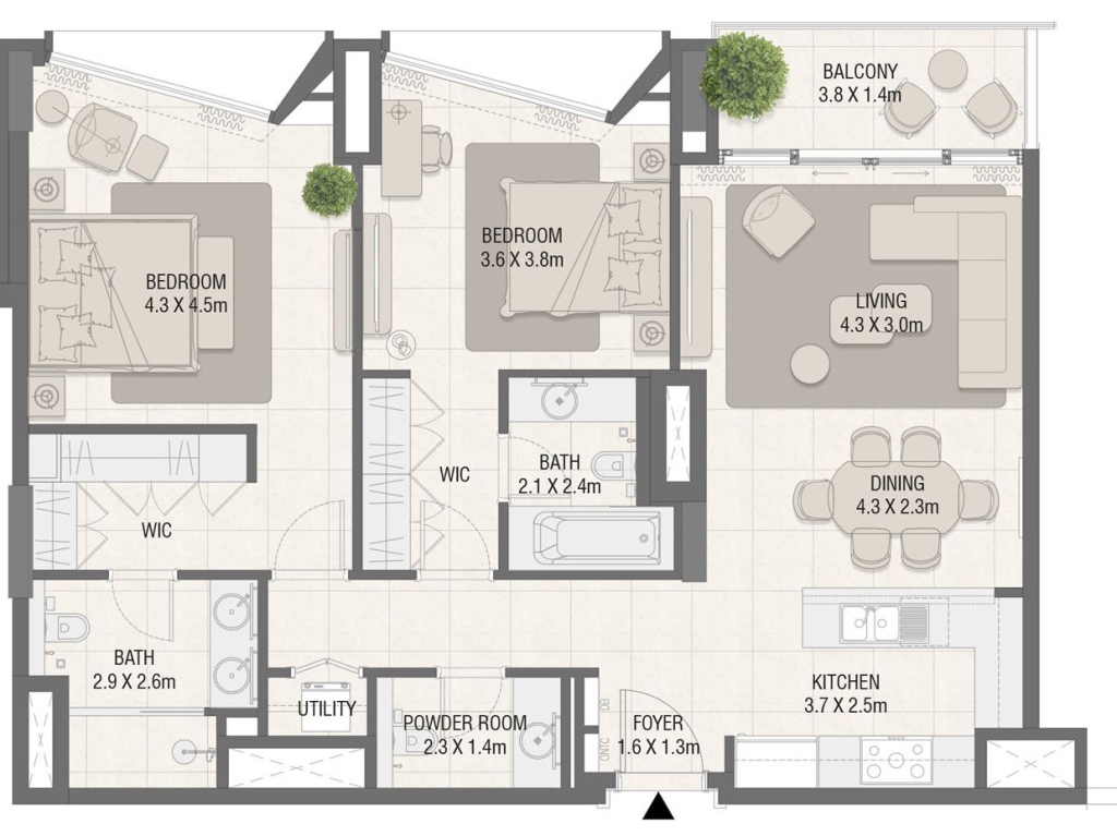 Design Quarter At D3 Dubai By Meraas floor plan